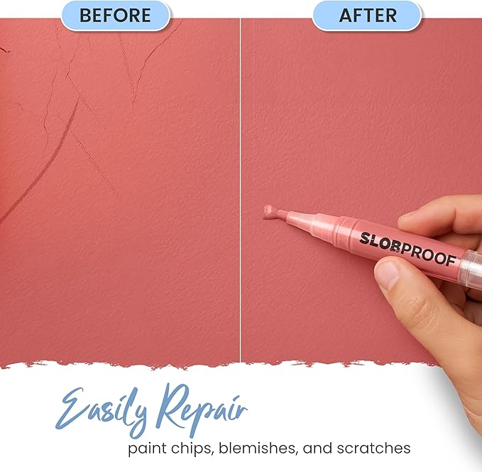 Before and After Use. Easily repair paint chips, blemishes, and scratches