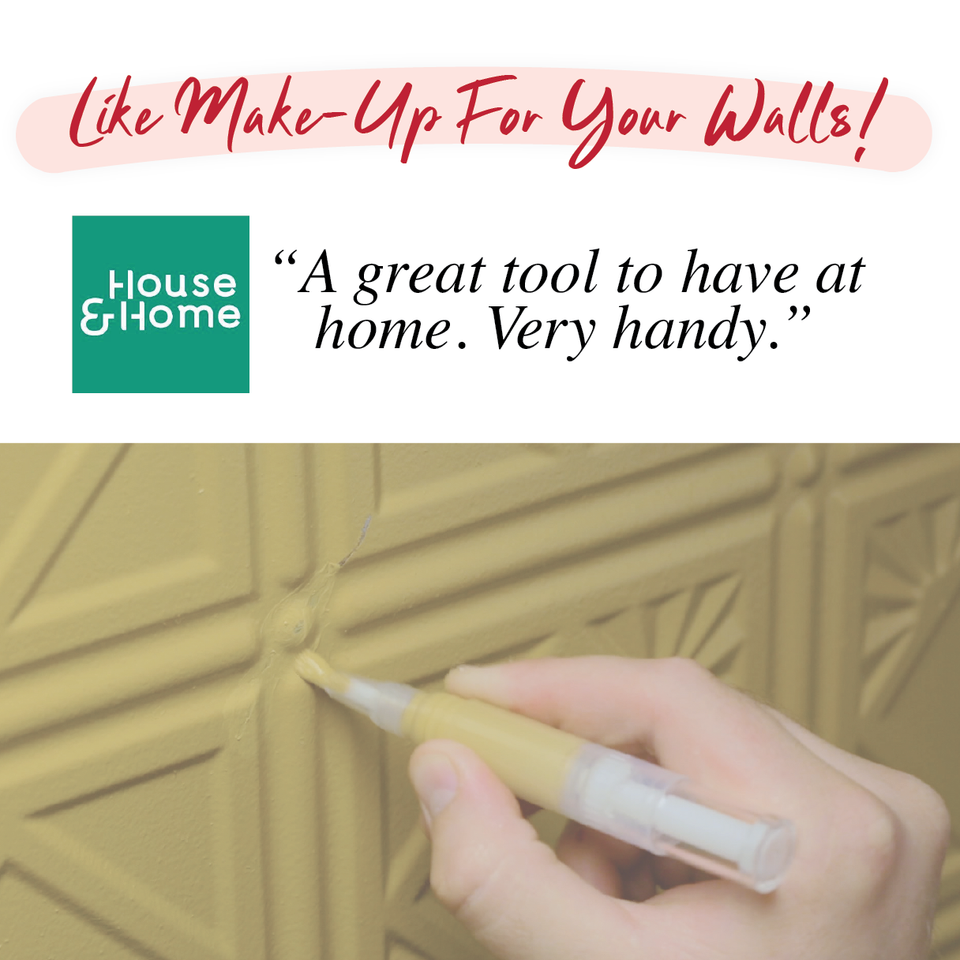 Slobproof Touch-Up Paint Pen, Fills With Any Paint For Color-Matched Touch  Ups To Scuffed Walls And Trim