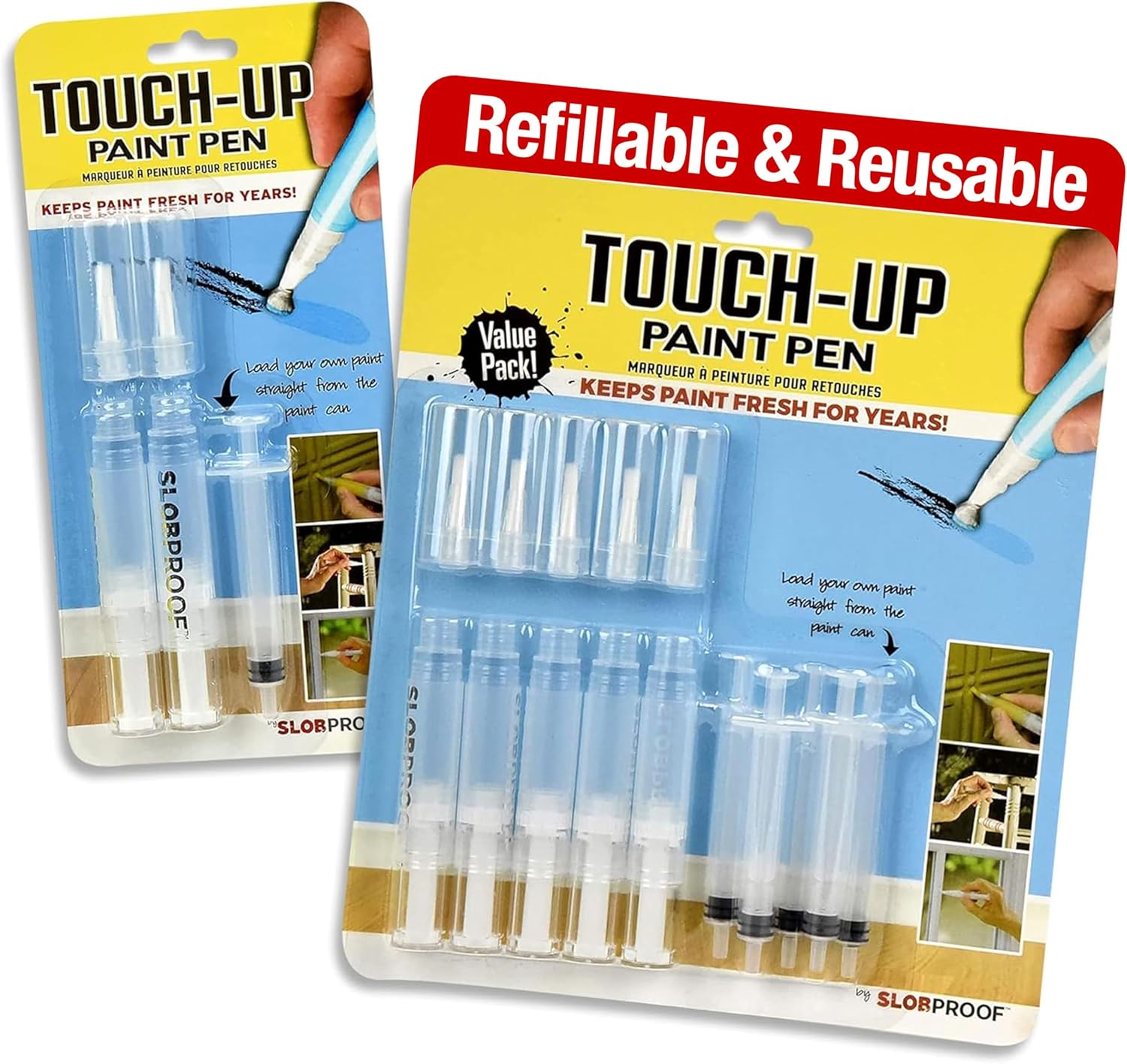 Refillable and Reusable Paint Pens in a bundle. Get the 2-pack and 5-pack and save!
